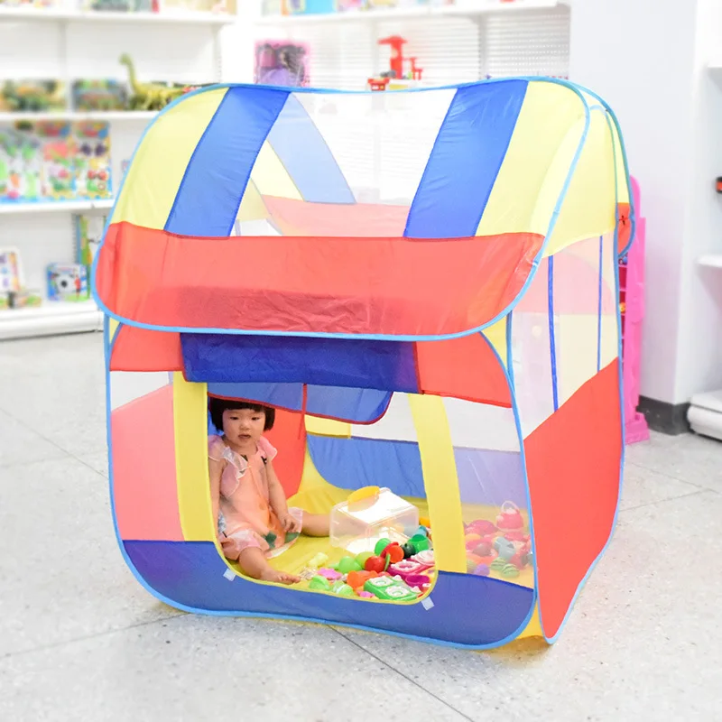 Tent Baby Beach Portable Travel Pop Up Sun Play Bed Shelter Outdoor Shade orangein Toy Tents