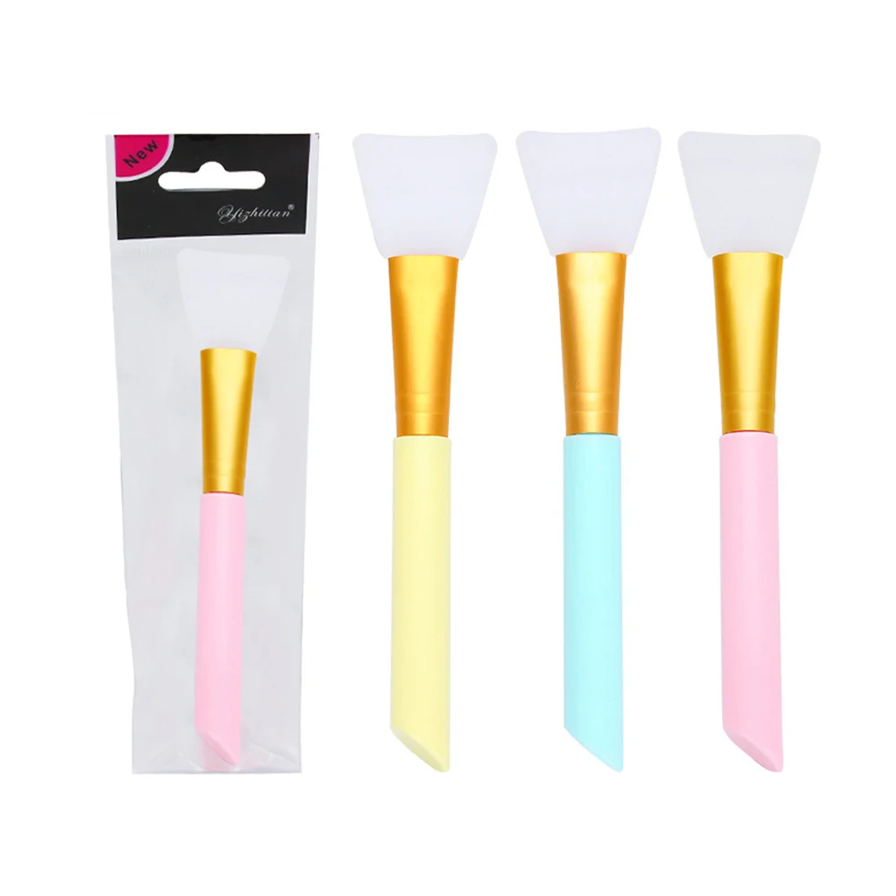 

DIOLAN 1PC DIY Soft Silicone Gel Facial Mask Brush Beauty Tool Mud Mask Mix Applicator Face Skin Care Silical Makeup Blend Brush