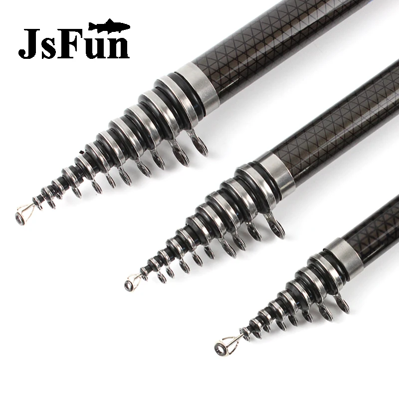 Beste 2.7M 3.6M 4.5M 5.4M 6.3M Telescopische Hengel M Power Feeder Rod Surf Carbon Vissen staaf Olta Spinning Vissen FG55