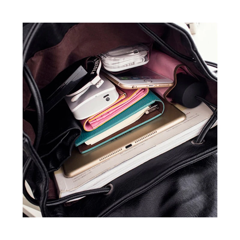 Mochila de cuero para mujer, mochila escolar, mochila para chicas, mochila para Colegio, mochila impermeable, mochila negra para mujer Mochila de cuero para mujer, mochila escolar, mochila para chicas, mochila para Colegio, mochila impermeable, mochila negra para mujer