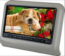 9inch headrest monitor DVD Player with 800x 480 screen support USB/SD/ FM IR transmitter games built in speaker free shipping