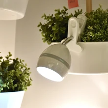 Flicker-free LED Clip Lamp Creative Table Desk Lamp with Clamp Battery Powered Bedside Reading Lamp Home Emergency Light