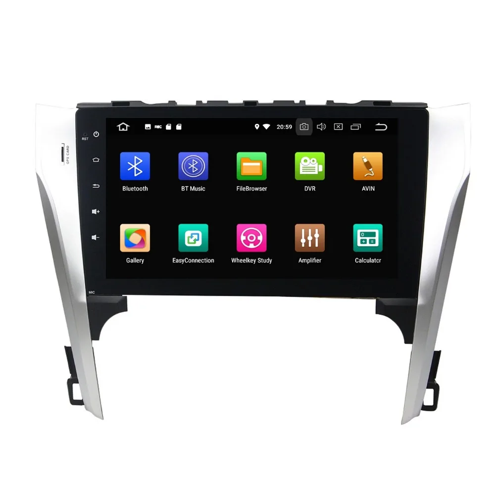 Top 4GB+32GB Octa Core Android 8.0 Car Radio DVD Multimedia Head Unit for Toyota Camry 2012 2013 Car Stereo GPS WIFI Bluetooth USB 4