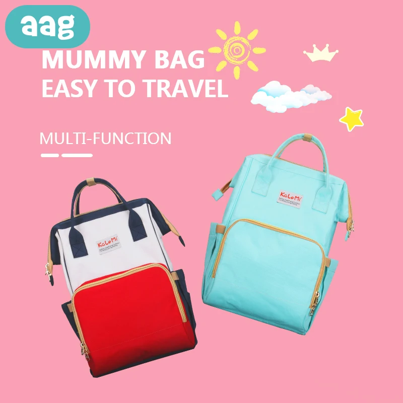 

AAG Multifunction Mummy Bag Baby Diaper Bag Travel Backpack Large Baby Maternity Nappy Changing Bag Infant Nursing Bags Reusable