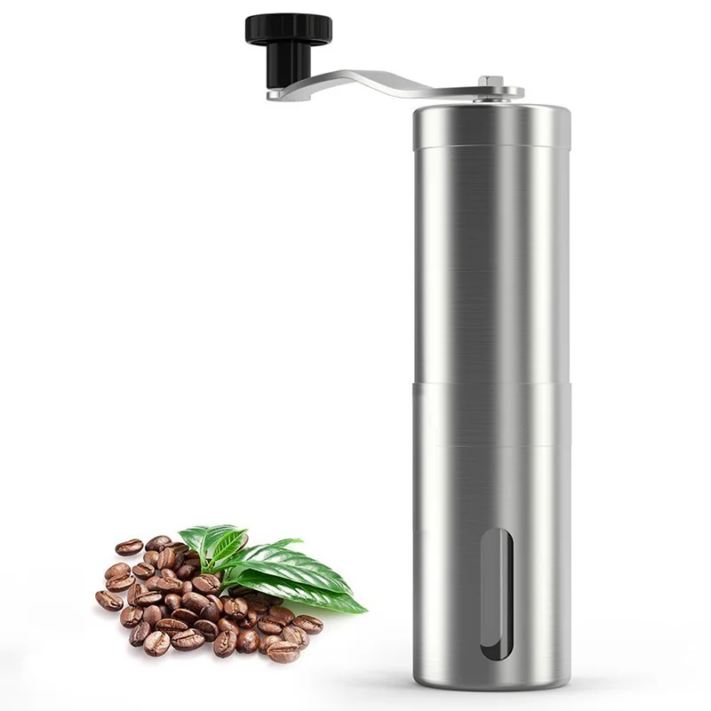 Manual Coffee Grinder Portable Handheld Stainless Steel Coffee Grinder with Ceramic Conical Burr Mill Coffee Machine цена Manual Coffee Grinder Portable Handheld Stainless Steel Coffee Grinder with Ceramic Conical Burr Mill Coffee Machine цены онлайн