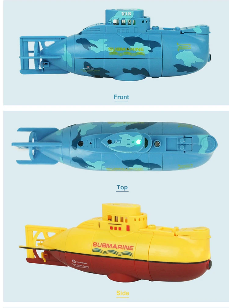 Мини-подводная лодка модель 3311 6 каналов RC скоростная лодка RC Подводная лодка один ключ погружение водостойкая дизайнерская игрушка для детей FSWB