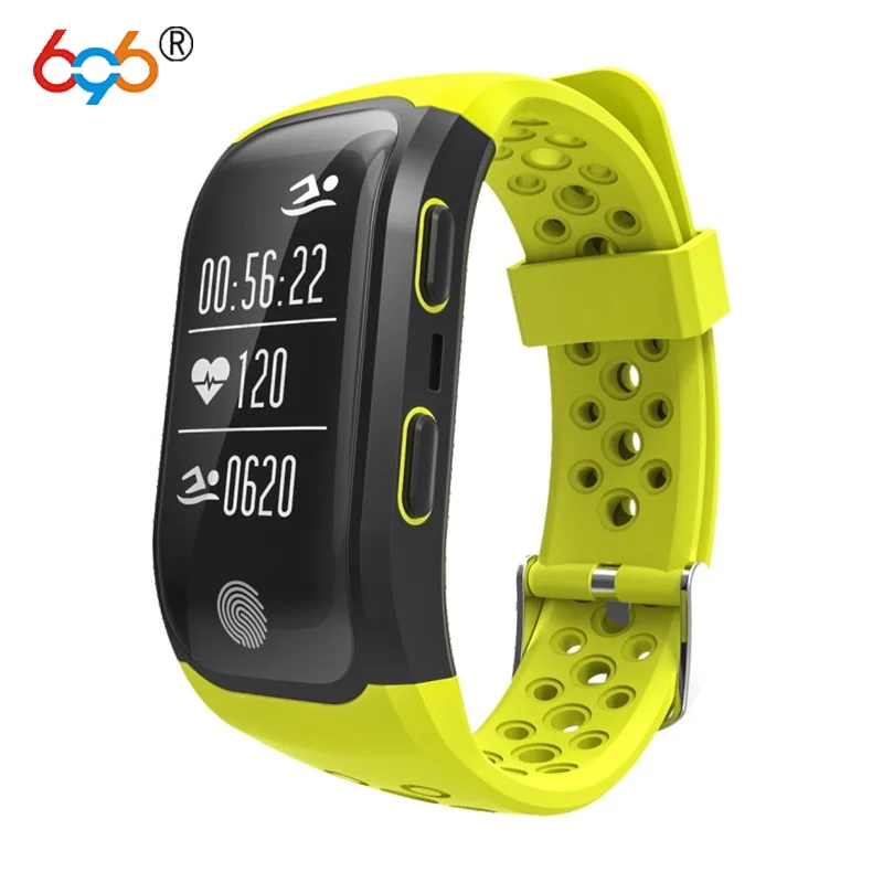 

696 GPS Activity Tracker Pulsometer Watch Fitness Pedometer Heartrate monitor IP68 Smart Bracelet