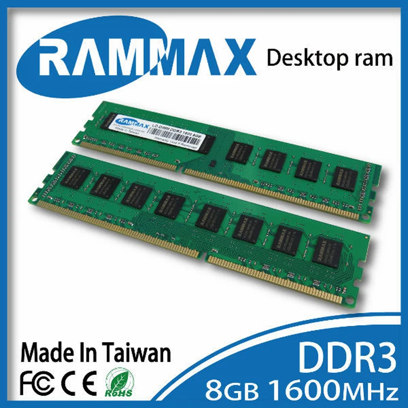 LO-DIMM1600Mhz Рабочий стол DDR3 Ram 2GB | 4GB | 8GB PC3-12800 памяти не ECC 240pin/CL11 Высокая совместимость все материнские платы компьютера