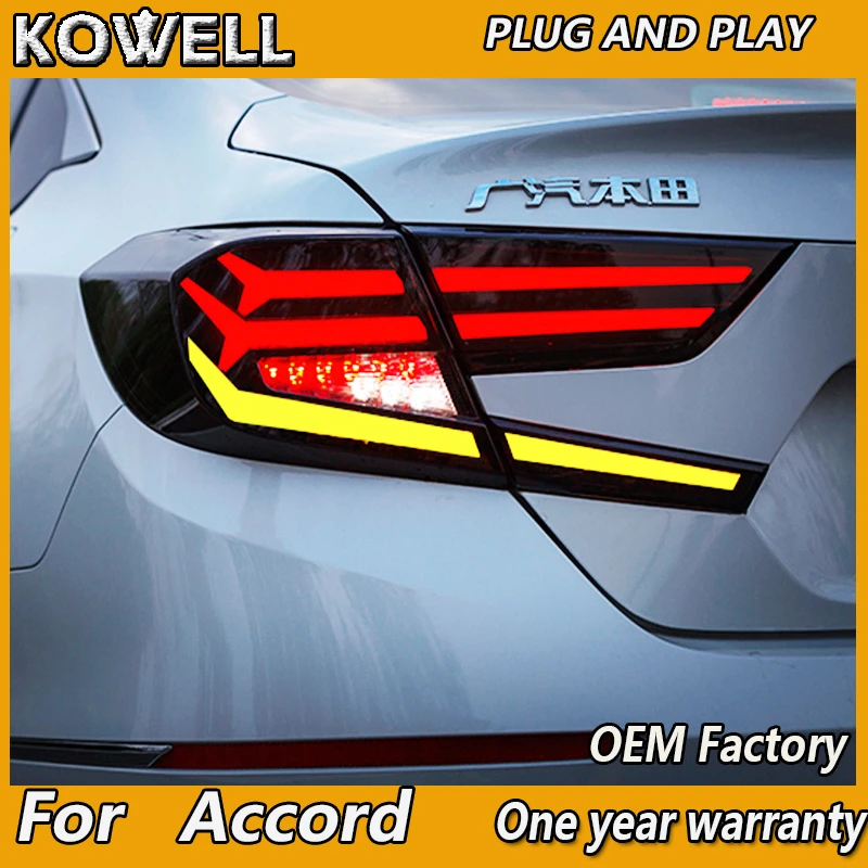 

Car Styling for Accord 2018 accord tail lights New 10th LED Tail Light LED Rear Lamp LED