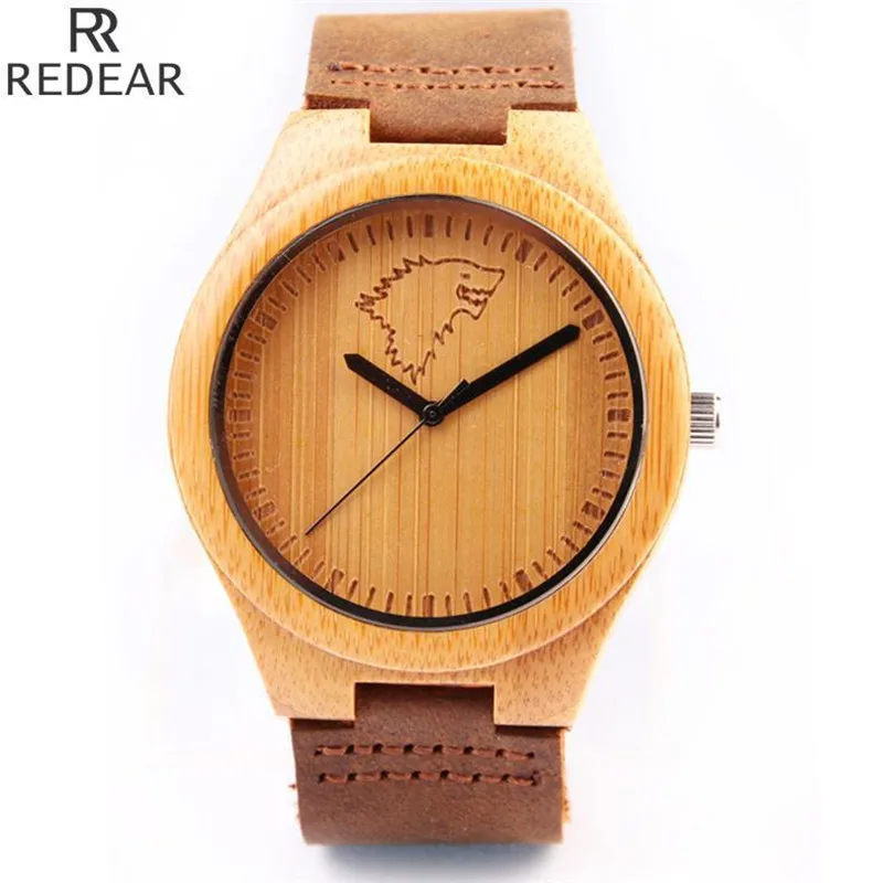 REDEAR1413 antique wood materials manufacturing men s font b watch b font quartz font b watch