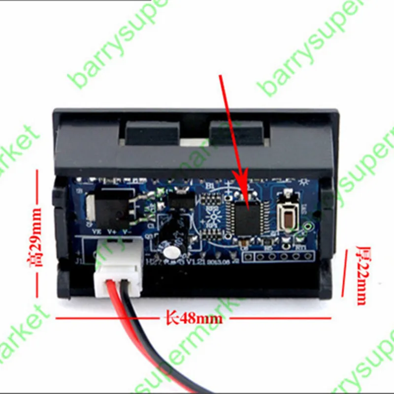 Digital Battery tester Discharge voltage Indicator meter capacity Tester voltmeter Electric Vehicle Acid lead 12V-96V 48Vdefault 5