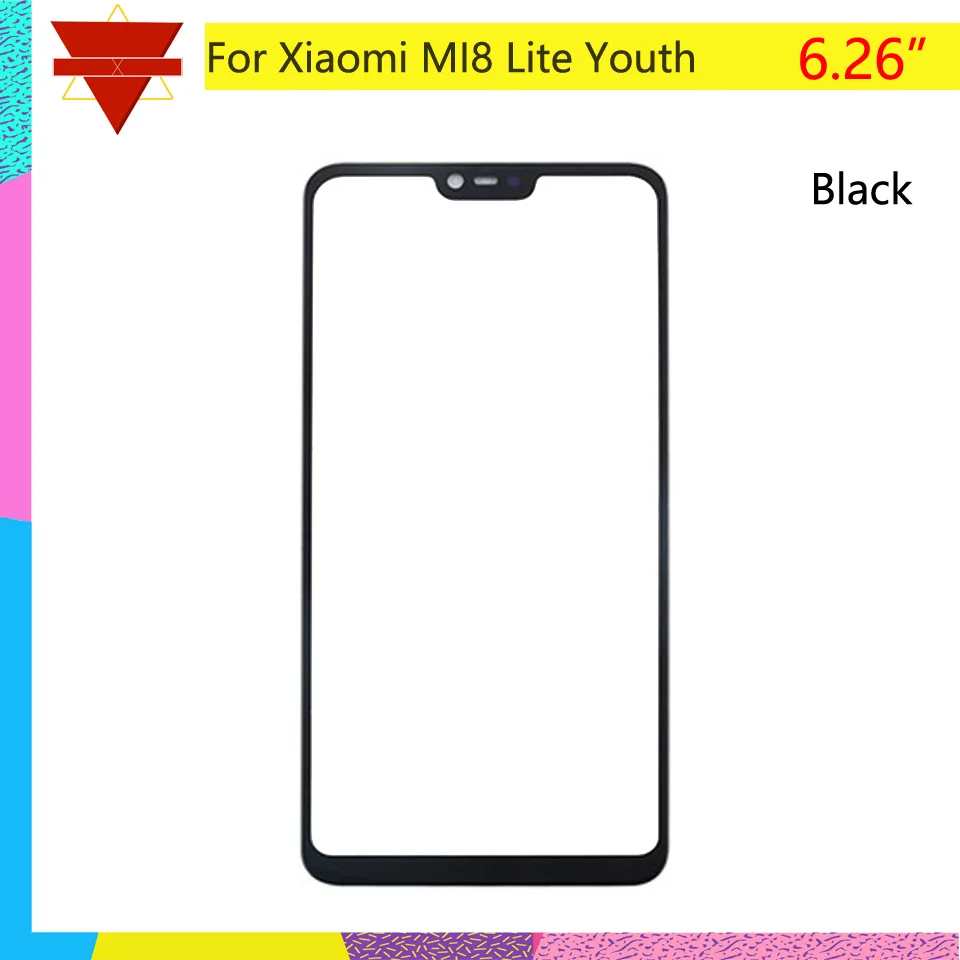 10 шт \ Лот Оригинальная передняя панель для Xiaomi mi 8 mi 8 SE Lite Youth Pro mi 8 mi 8i сенсорный экран сенсорный ЖК-дисплей без дигитайзера