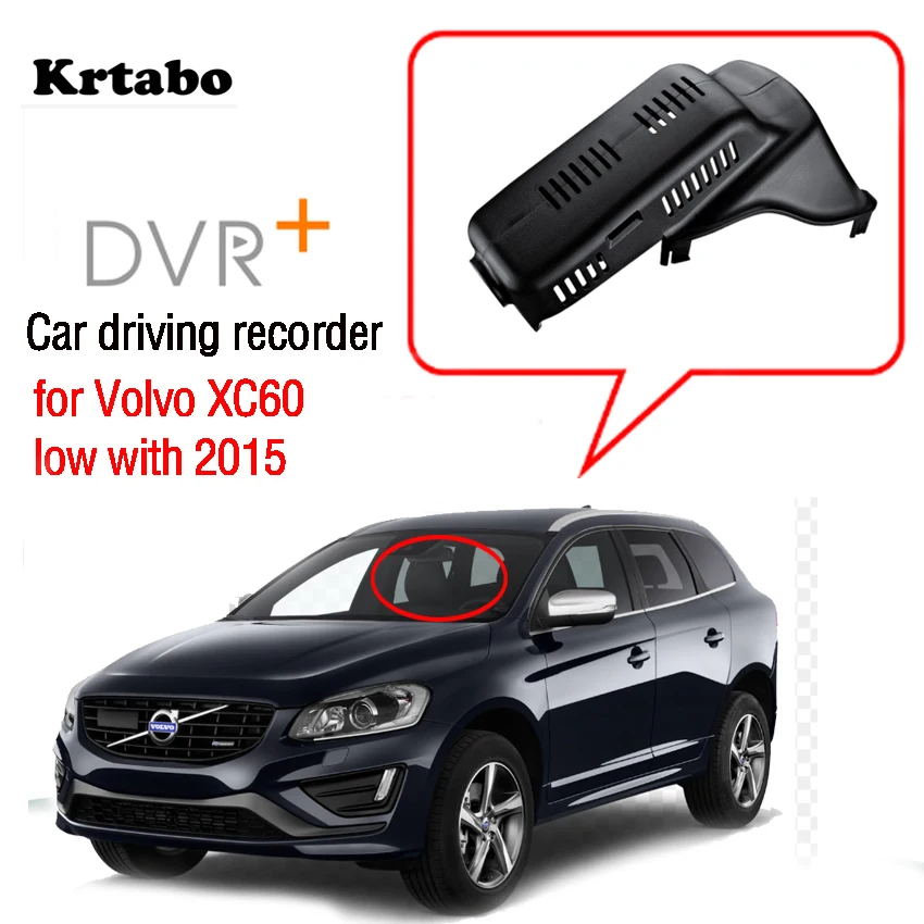Автомобильный мини видеорегистратор с Wi Fi для Volvo XC60 low ночным видением 2015 Novatek 96658