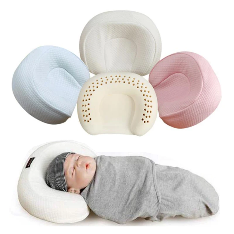 

Baby Natural Latex Shaped Pillow Multi-function Bed Positioning Pillow Baby Sleeping Pillow Anti-heading Pillow for 0-12 Months
