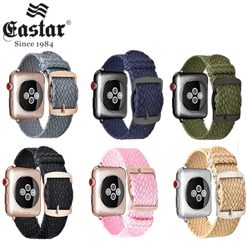 

Soft Breathable Nylon Polyester Watch Strap for Apple Watch Band Series 4 3/2/1 Sport Bracelet Strap For iwatch 4 Band 40mm 44mm