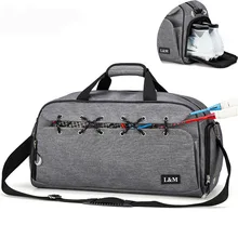 40L сумки для спортзала фитнес сухой влажный сумки для мужчин Дорожная сумка на плечо для обуви профессиональная тренировочная Sac De Sport Баскетбол XA484WA