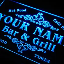 U-tm именная индивидуальная семейная пивная вывеска для бара и гриля, домашний подарок, неоновая вывеска с переключателем вкл/выкл, 7 цветов, 4 размера