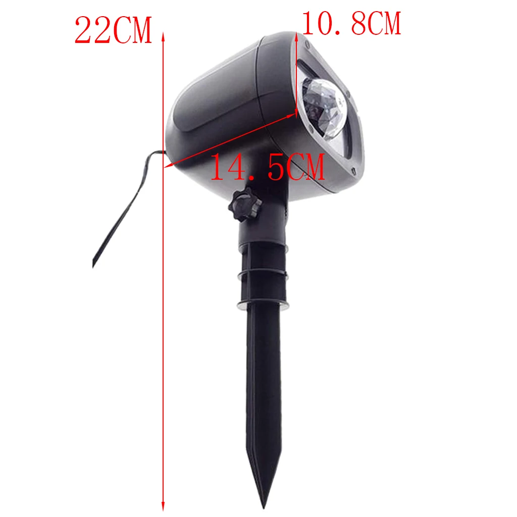 Outdoor Indoor Lawn Landscape Garden Xmas Show Projector EU Plug Widely used in Halloween Christmas Weddings