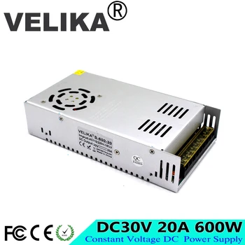 

Universal DC30V Power Supply Switch 20A 600W Regulated Switching Power Source Transformer 110V 220V AC to DC For CNC CCTV Motor