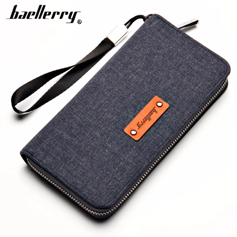 0 : Buy Baellerry Men Wallets Canvas Simple Card Holder Passcard Pocket Men Clutch ...