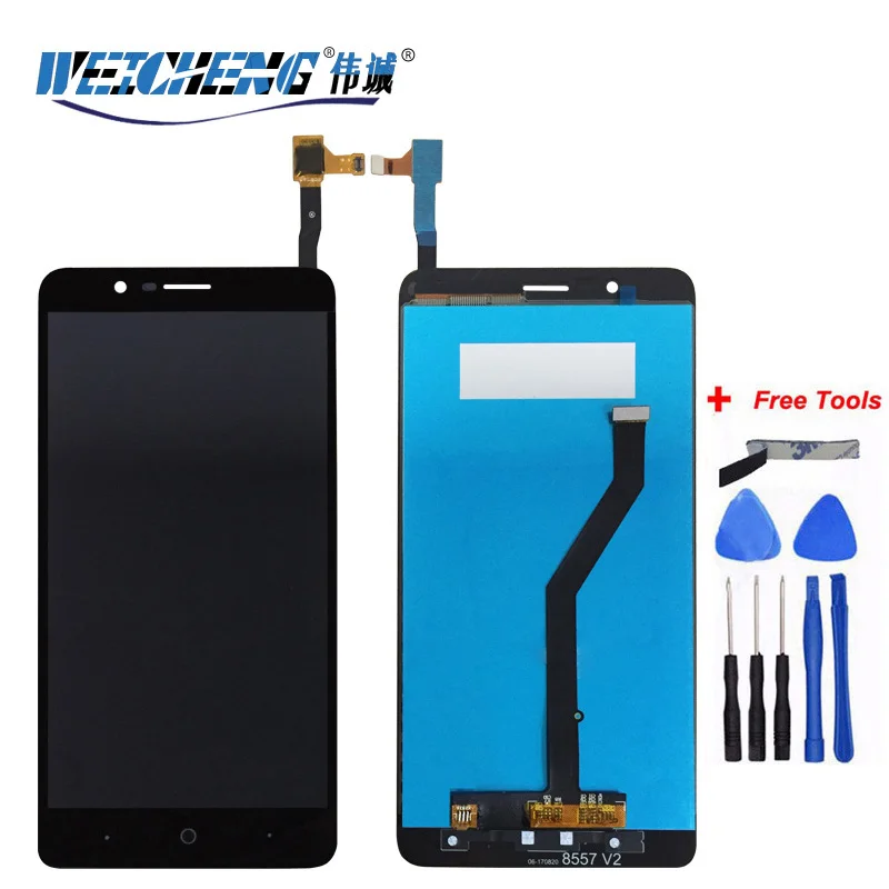 

WEICHENG For ZTE Blade Z Max Z982 LCD Display +Touch Screen Assembly For zte Z982 lcd Quality Tested +free tools