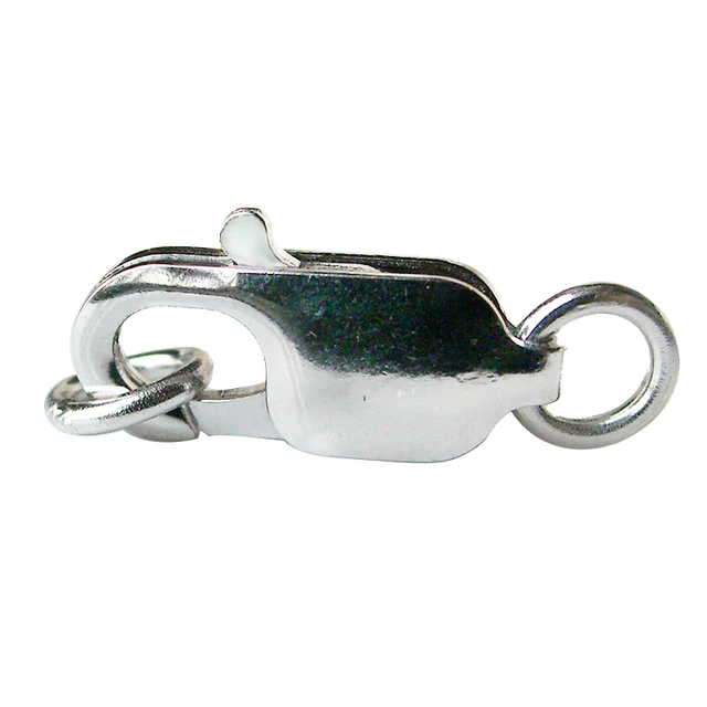 Sterling Silver Lobster Claw Clasp & Soldered Jump Ring