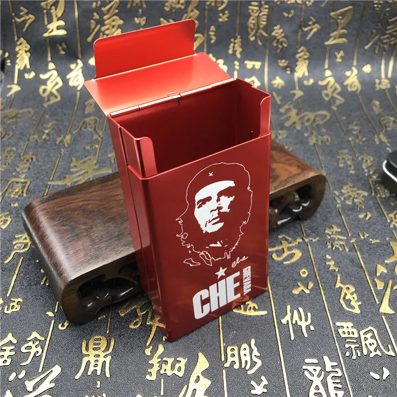 Чехол Металл для сигарет Che Guevara DIY с лазерной гравировкой коробки мужские