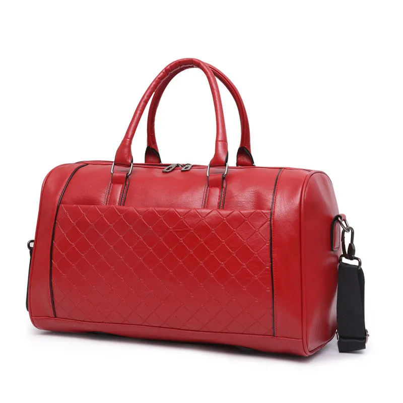 Mara's Dream, унисекс, дорожная сумка, новинка, для мужчин, высокое качество, искусственная кожа, Большая вместительная сумка для хранения, Повседневная, водонепроницаемая, мужская и женская сумка - Цвет: A Red