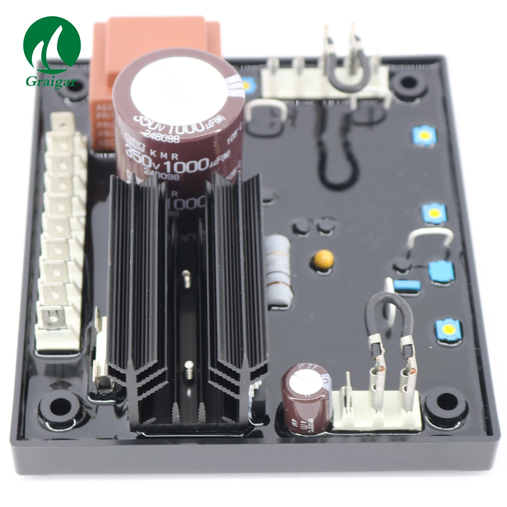 

R438 AVR Power AC Brushless Generator Soft Start Voltage Ramping With under frequency LED indicator