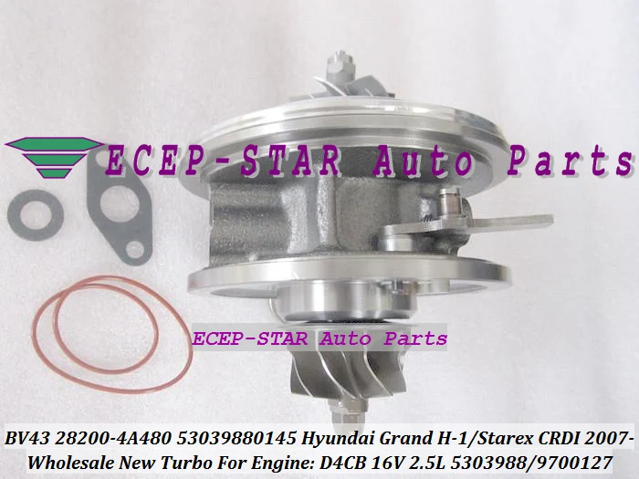 BV43 28200-4A480 53039880145 53039880127 Turbo Turbocharger For HYUNDAI H-1 Cargo Travel Grand Starex CRDI 2007- D4CB 16V 2.5L (5)