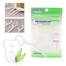 20 шт. зубная нить палочки зуб палочки межзубная Щетка Очиститель зуб палочки Флоссер