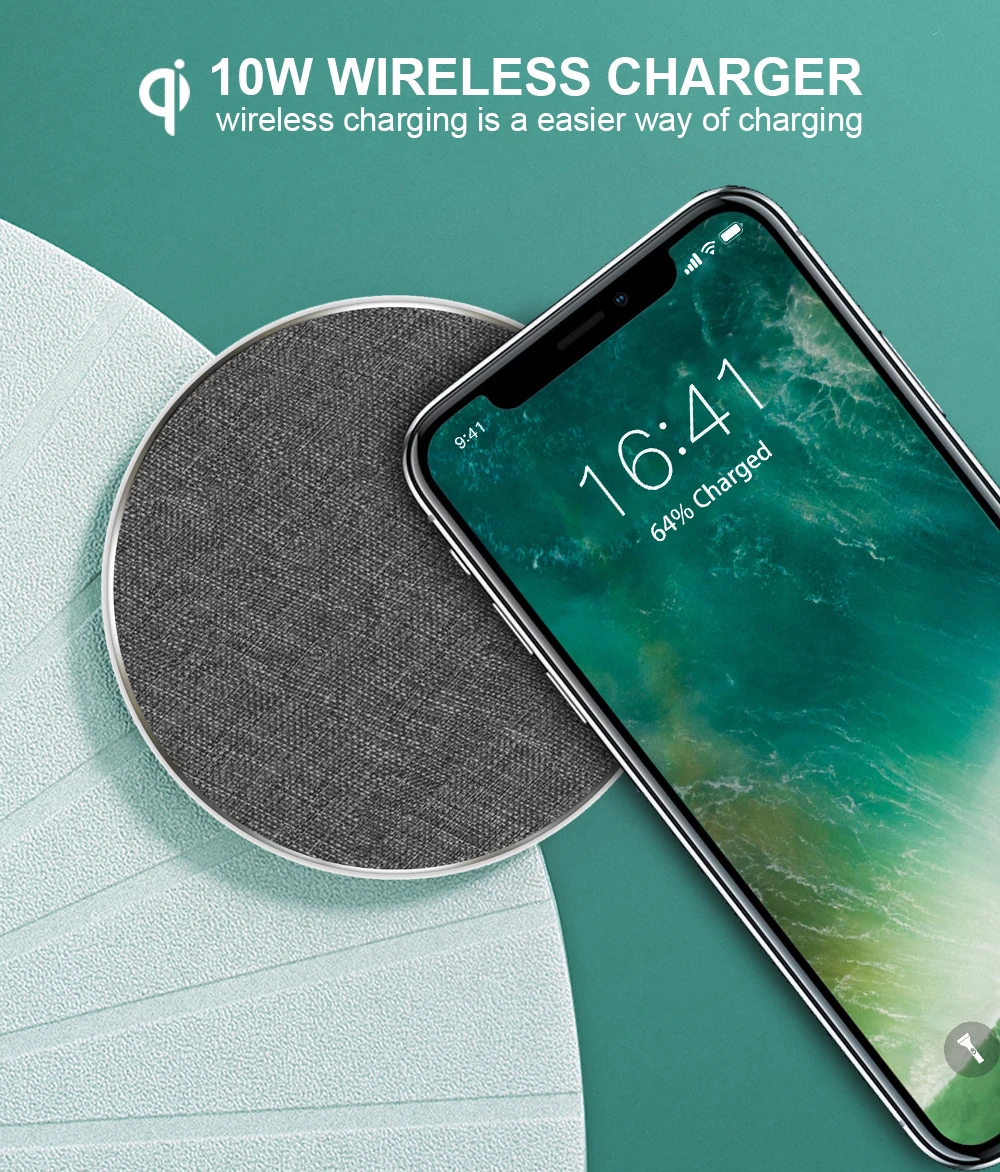 PORTEFEUILLE for Samsung qi wireless charger fast for xiaomi qi wireless charger pad chargeur induction for iphone 8 plus XS XR (2)