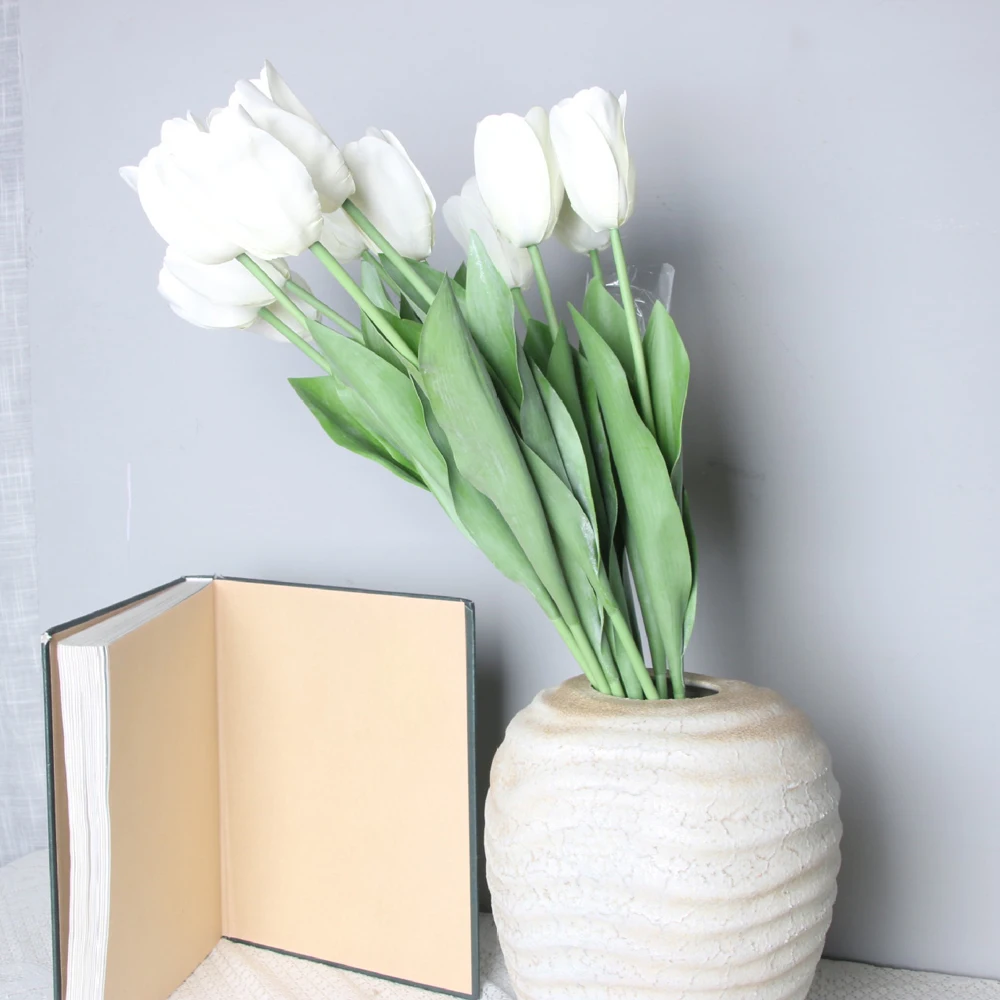 1 шт. голландский Искусственный тюльпан как настоящие искусственные цветы для домашнего декора Свадебный декор поддельный Шелковый Тюльпан фермерский стиль