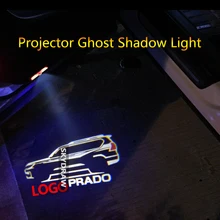 2 шт. для Toyota LAND CRUISER PRADO(2009-) J150 Автомобильная дверь с электроприводом Предупреждение световой проектор Ghost Shadow Light Добро пожаловать Свет