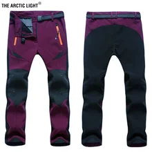 Зимний светильник для походов и альпинизма, женские зимние штаны, водонепроницаемые ветрозащитные теплые дышащие лыжные штаны