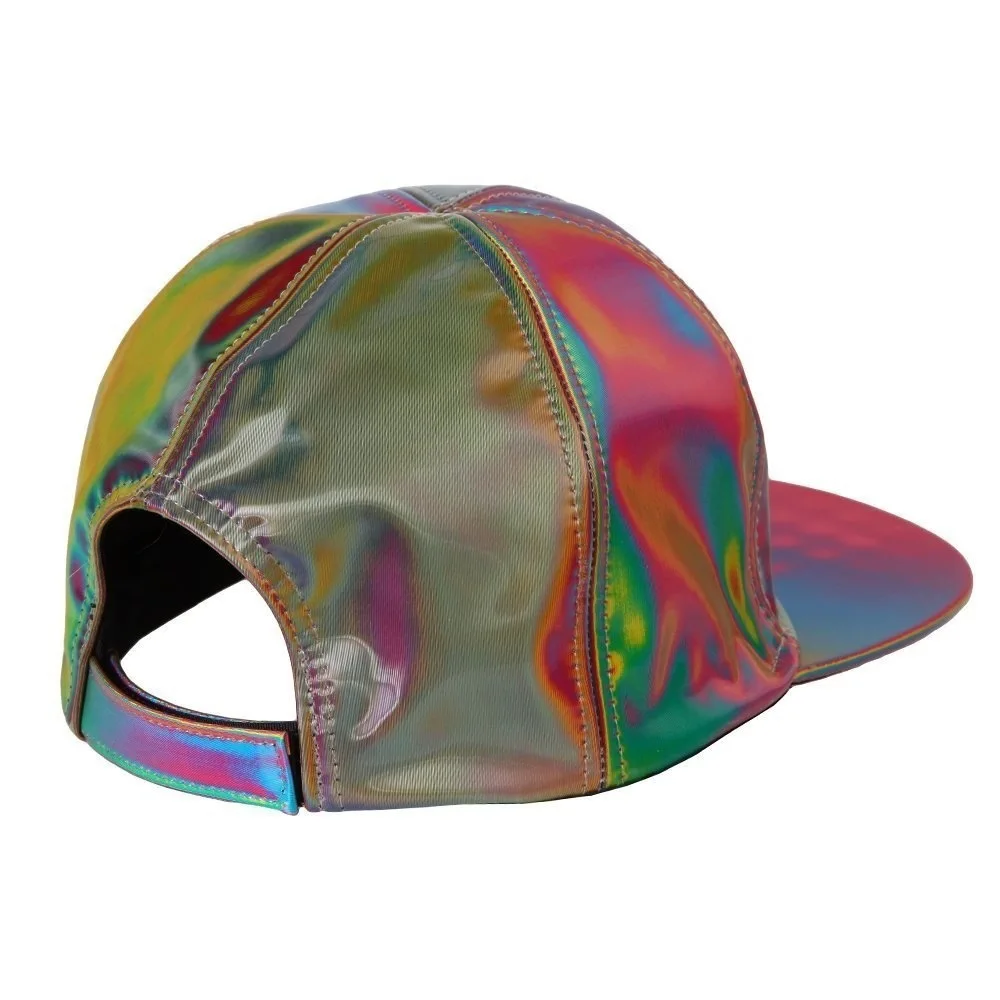 Унисекс Back To The Future часть 2 Marty McFly Cosplay Snapback шляпа лазерные Цвет изменение Радуга