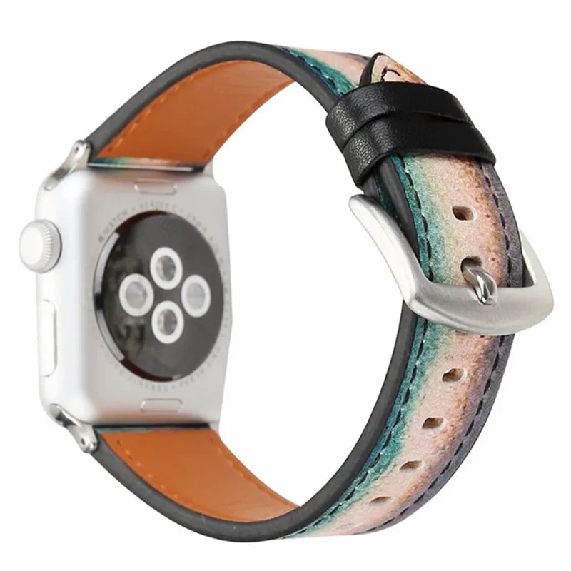 

Straps for Apple Watch Band 40mm 38mm 4 44mm 40mm Strap Bracelet for Apple Watch Leather Band Series 4 3 2 1 Watch Bands