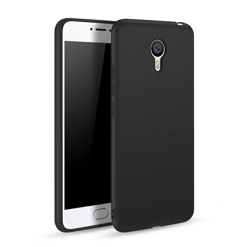 Мягкий черный матовый чехол из ТПУ для телефона Meizu 16th 16 Plus 16X M6 M5 Note X8 X 8 M5S M5C