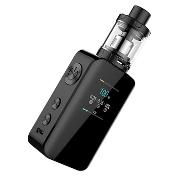 

Authentic KangerTech Vola 100W TC Kit 1.3" TFT Screen 2000mAh with 4ml Tank R2-OCC NiCr 0.4 ohm Coil - Black