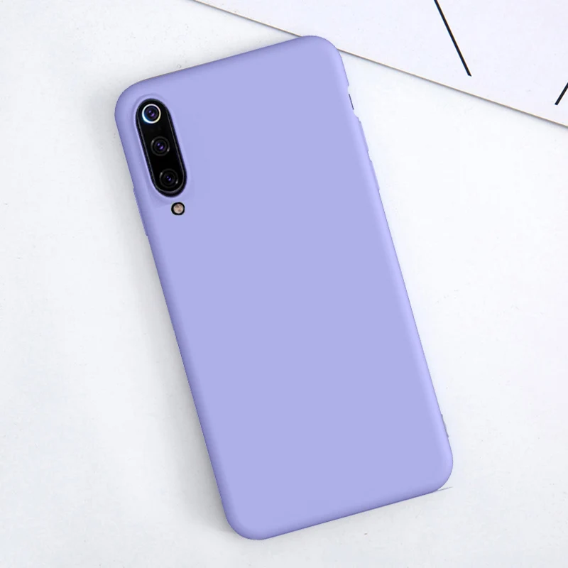 For Huawei P20 Lite Case Liquid Silicone Rubber Soft Cover For Huawei P20 Lite Pro P20Lite P20Pro Nova 3E Phone Cases Shockproof - Цвет: Лаванда