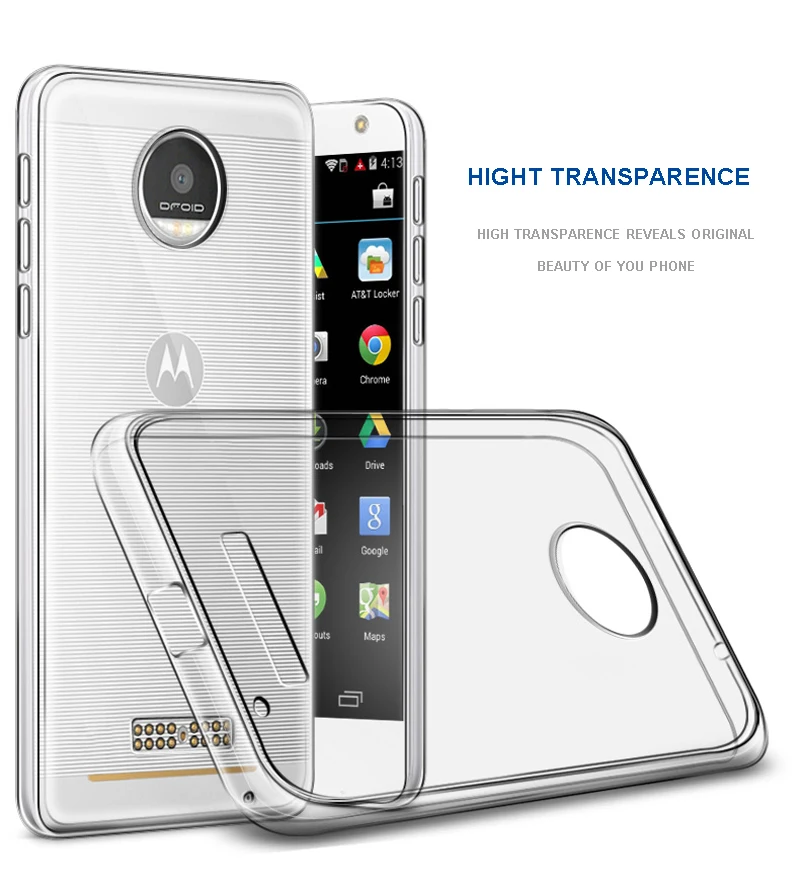 Противоударные силиконовые чехлы для Motorola Moto G5 G6 G5s E4 E5 Plus X4 ультратонкий