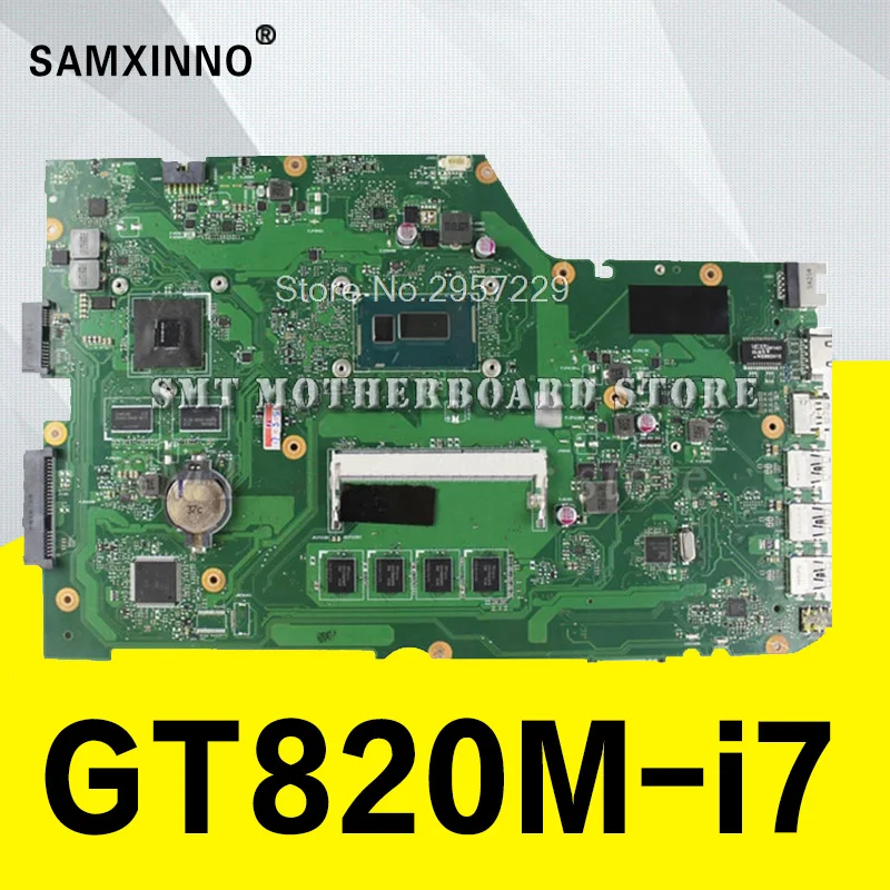 X751LD материнской I7 GTX820 для ASUS X751L X751LX X751LK K751L Материнская плата ноутбука