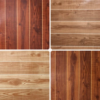 

3D Papel de Parede Stripe Washable Vinyl 3d Wood Texture Wallpaper Rolls for Living Room 3D Wall Panels Roll 3D Wallcoverings