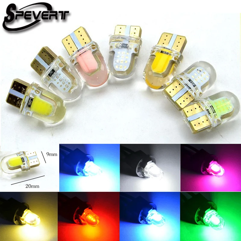 Автомобильные светодиодные лампы SPEVERT T10 LED W5W белые 194 168 СВЕТОДИОДНАЯ Лампа 501 COB с