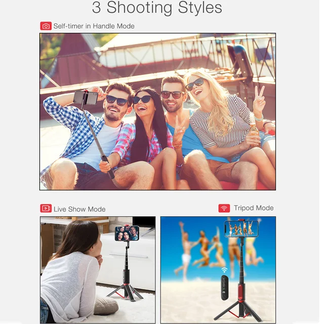 Portable bluetooth Selfie Stick with Tripod Extendable Foldable Monopod Accessories Gadget 1ef722433d607dd9d2b8b7: Australia|CN|United States