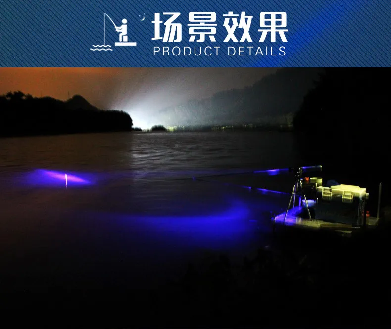 Fonte de Luz Led com Três Azul com 26650 Cree Zoom Lanterna Isca Peixe Amarelo Branco Bateria Tank007 f3 1000lm Xl-l2 11 Tank007 f3 1000lm cree XL-L2 zoom lanterna