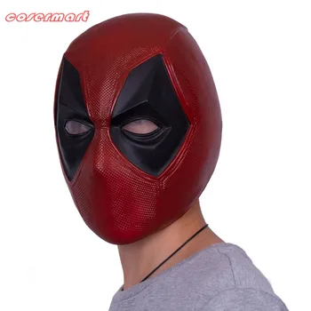 

New Marvel Superhero Deadpool Mask Helmet Breathable PVC Full Face Helmet Mask Halloween Cosplay Prop