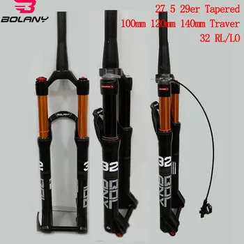 

Bicycle MTB Air Fork 27.5 29 ER Supension Tapered Thru Axle QR Quick Release 32 RL 100 120 140mm For Bike Accessories Boalny