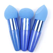 Макияж 3 шт. Для женщин косметической жидкости тональный крем корректор Синий Губка спонж «леденец» 10,5 см* 7 см