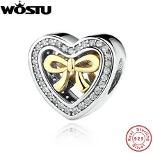 Retiene El Amor Real 925 Plata Esterlina Granos Del Encanto Fit Pandora Original Pulsera de Auténtico Lujo de la Joyería de DIY Que Hace
